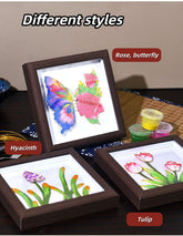 Enamel color three-dimensional decorative paintings.