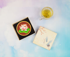 DIY enamel round coasters, exquisite small gifts for others.