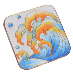 DIY cloisonné enamel refrigerator magnets, exquisitely hand-made gifts.