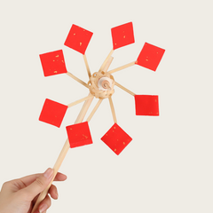 Bamboo weaving pinwheel (Traditional Chinese handicrafts)