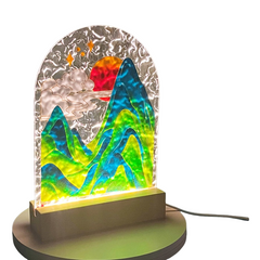 DIY enamel night light ornaments, exquisite handmade small gifts.