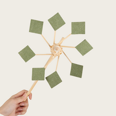 Bamboo weaving pinwheel (Traditional Chinese handicrafts)