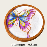 Cloisonné enamel coasters.