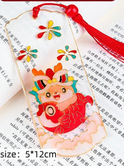 Cloisonné enamel bookmarks.