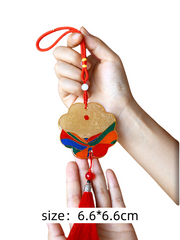 Cloisonné enamel pendants.