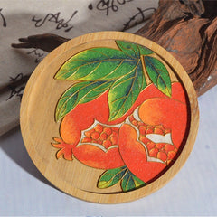 DIY enamel round coasters(12cm), exquisite small gifts for others.