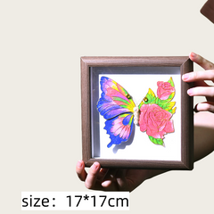 Enamel color three-dimensional decorative paintings.